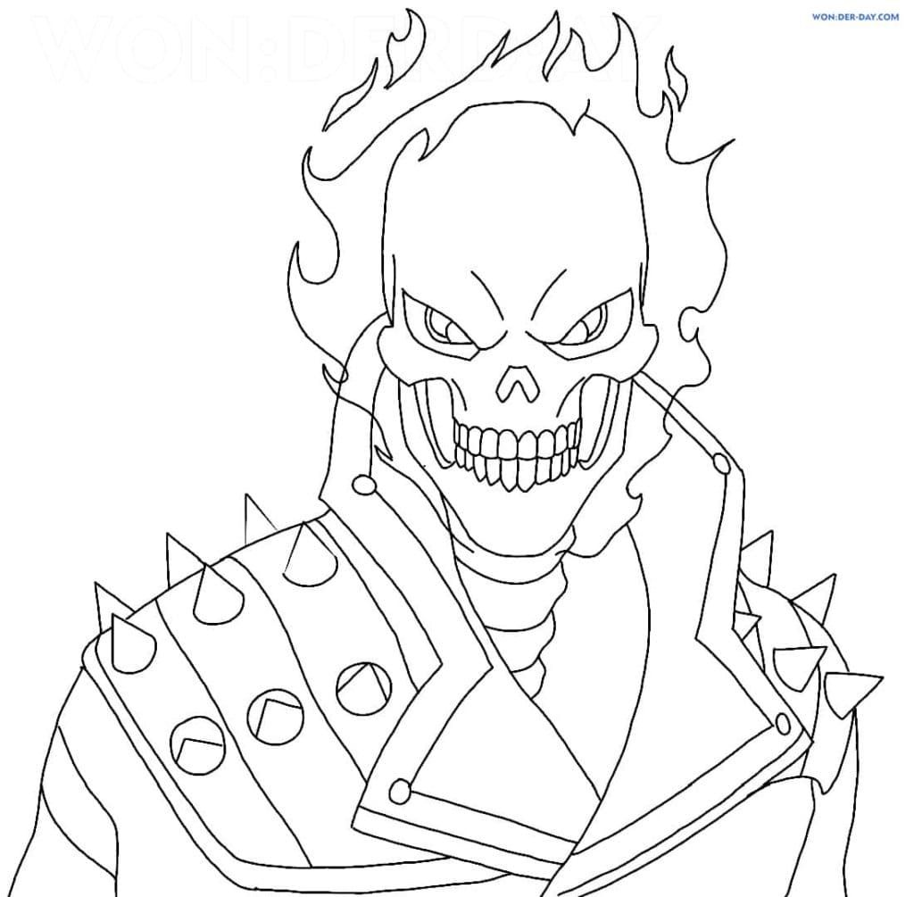 Ghost Rider Coloring Pages | Wonder Day — Coloring Pages For with regard to Free Printable Ghost Rider Coloring Pages