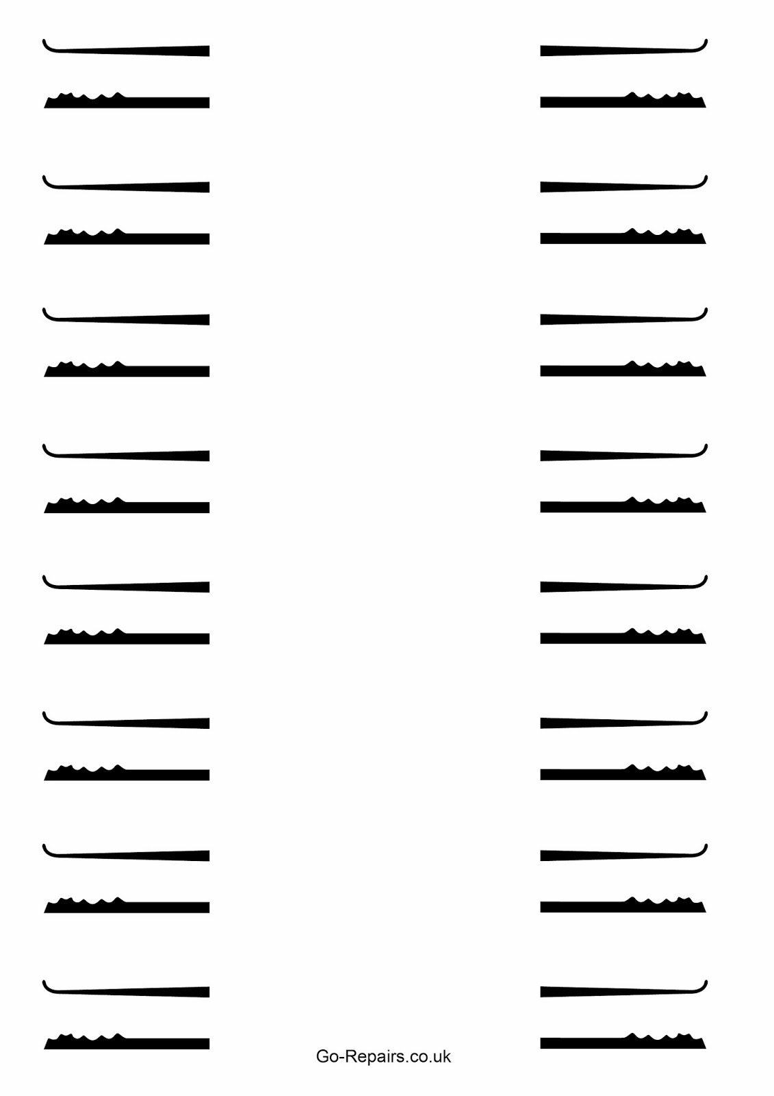 Go-Repairs Blog: Free Lockpicks Template pertaining to Free Printable Lock Pick Templates