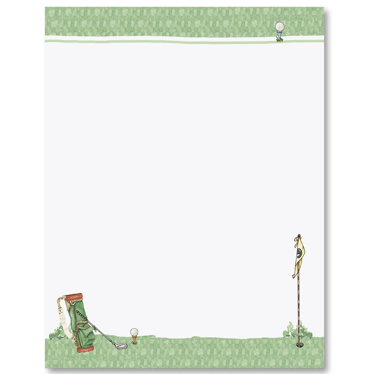 Golf! Letterhead | Clip Art, Letterhead, Letterhead Paper pertaining to Free Printable Golf Stationary