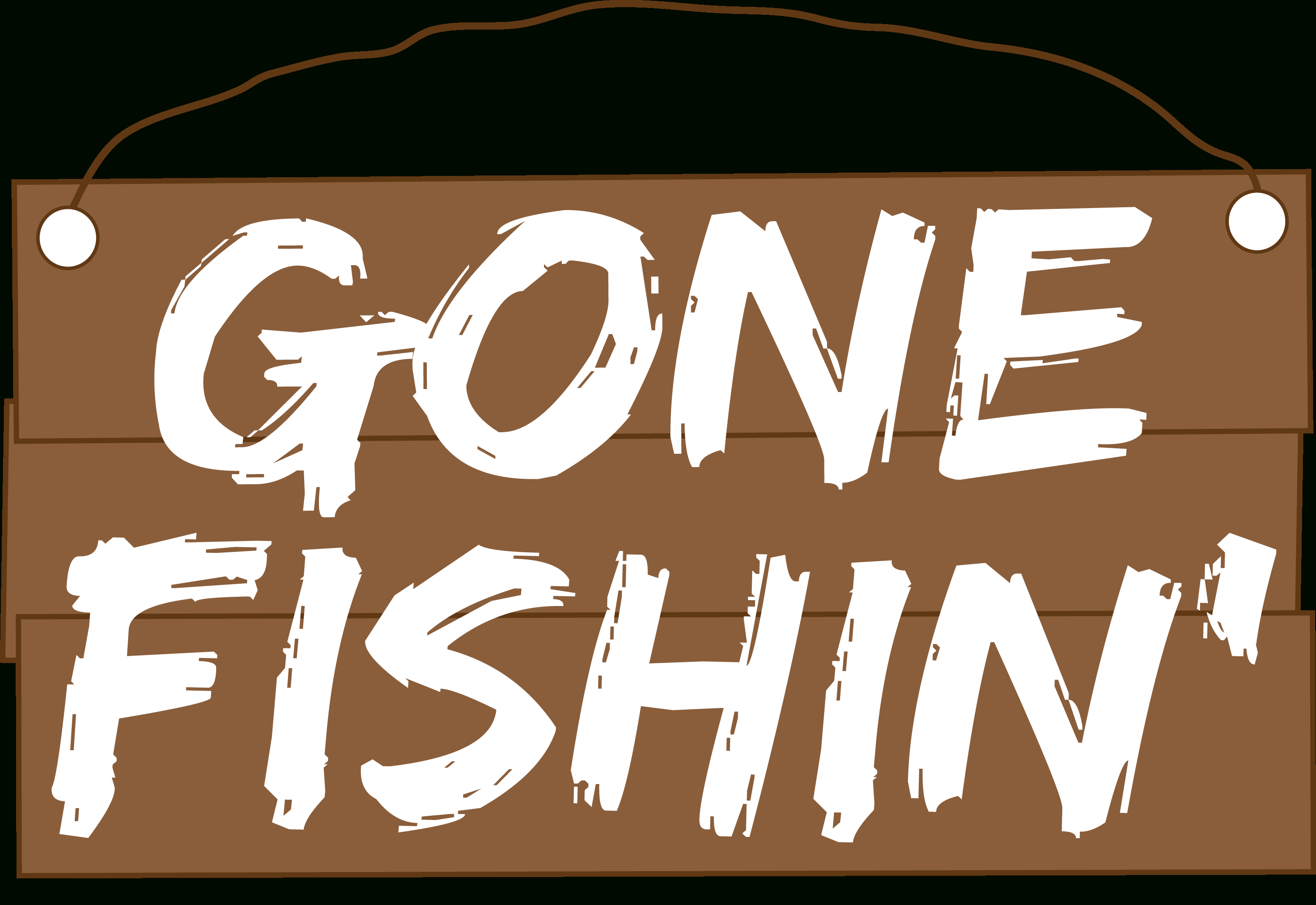 Gone Fishing Sign Printable in Free Printable Gone Fishing Sign