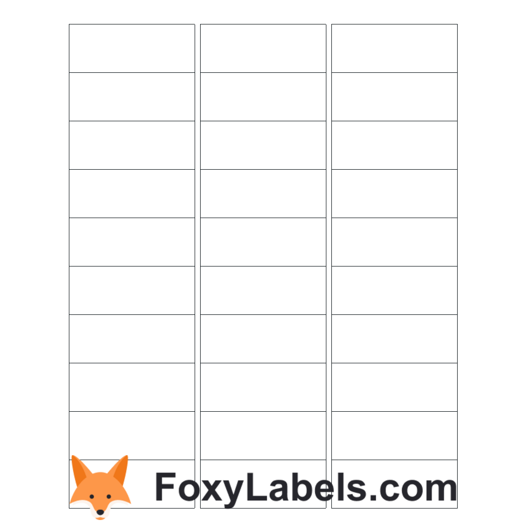 Google Docs Label Template Compatible With Avery® 5160 within Free Printable Labels Avery 5160