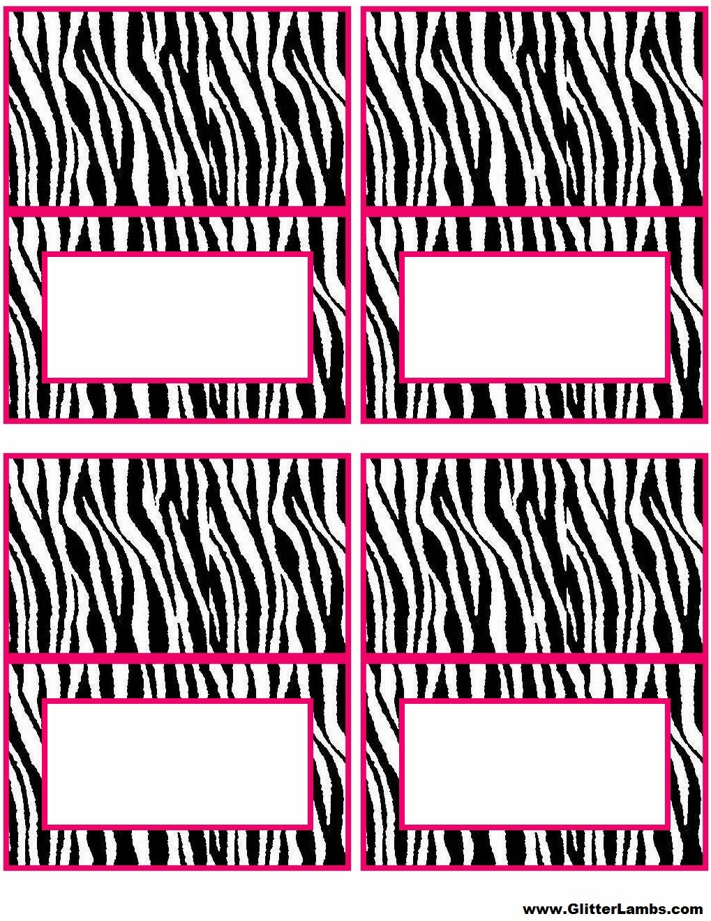 Gorgeous Zebra Party Free Printable Kit. - Oh My Fiesta! In English intended for Free Printable Zebra Print Birthday Invitations