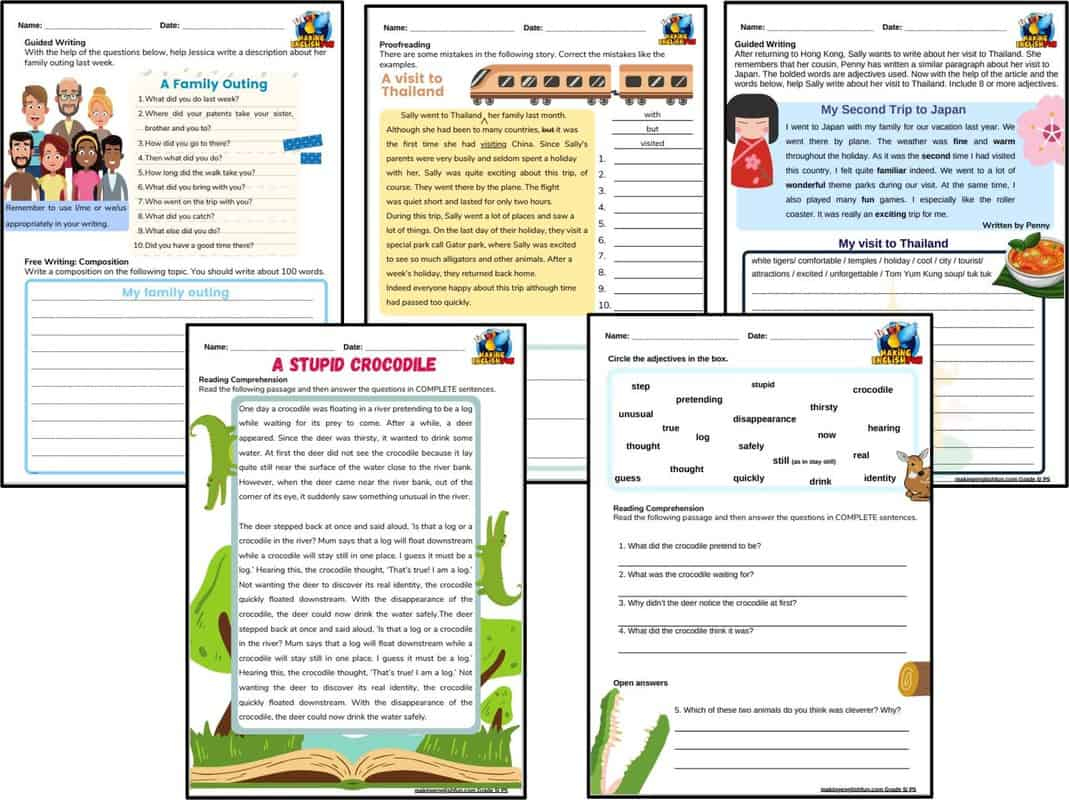 Grade 5 Reading Comprehension Worksheets – A Stupid intended for Free Printable Comprehension Worksheets for Grade 5