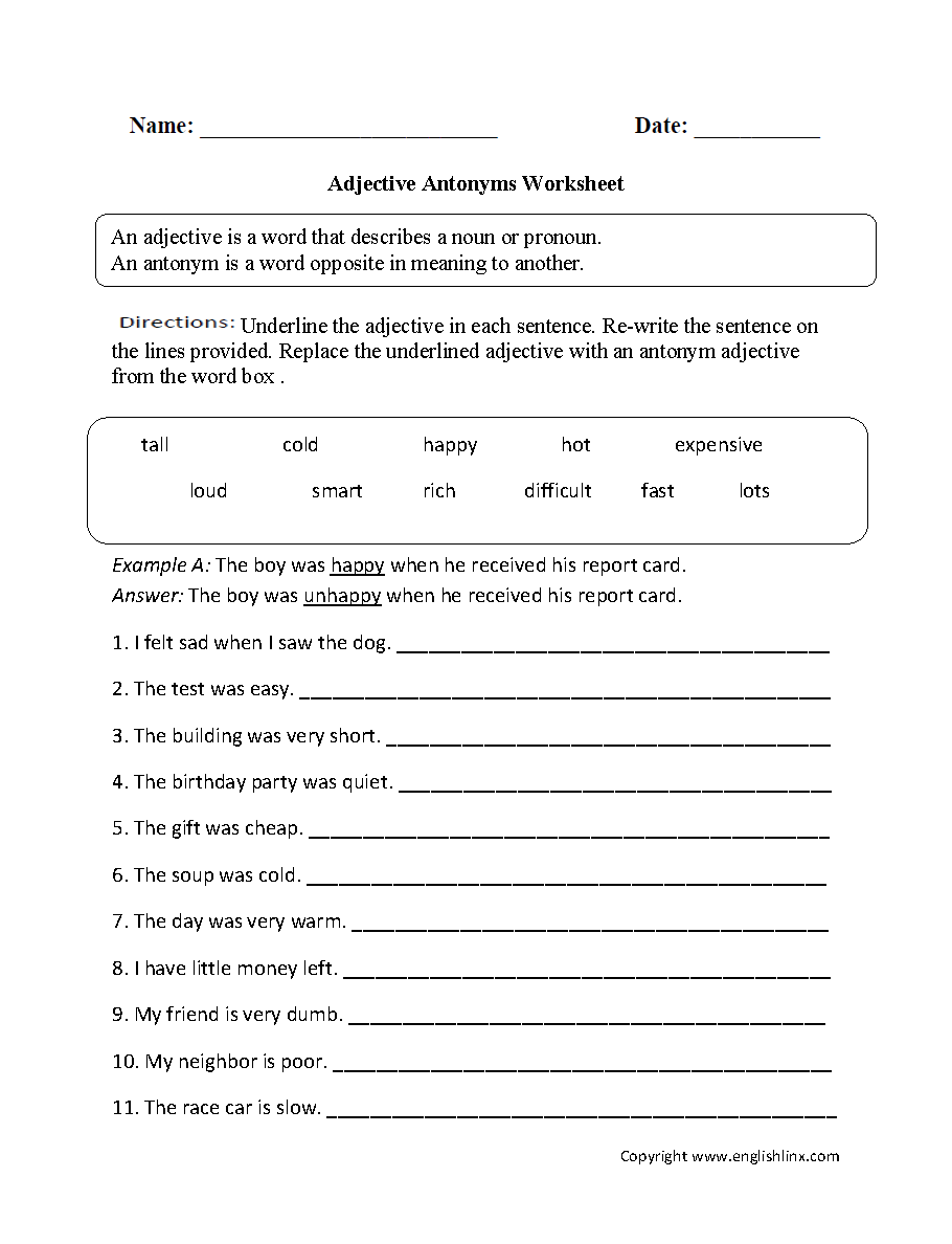 Grammar Worksheets | Parts Of Speech Worksheets pertaining to Free Printable Parts of Speech Worksheets