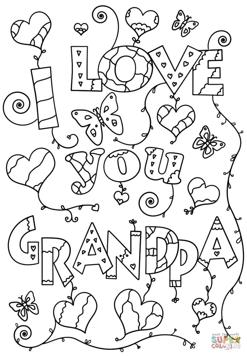 Grandpa Coloring Pages Gallery | Fathers Day Coloring Page, Happy within Free Printable Fathers Day Coloring Pages for Grandpa