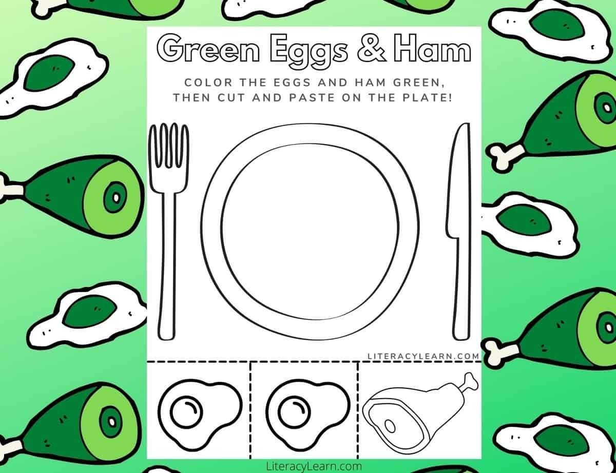 Green Eggs &amp;amp; Ham Printable Worksheet - Literacy Learn inside Green Eggs And Ham Free Printables