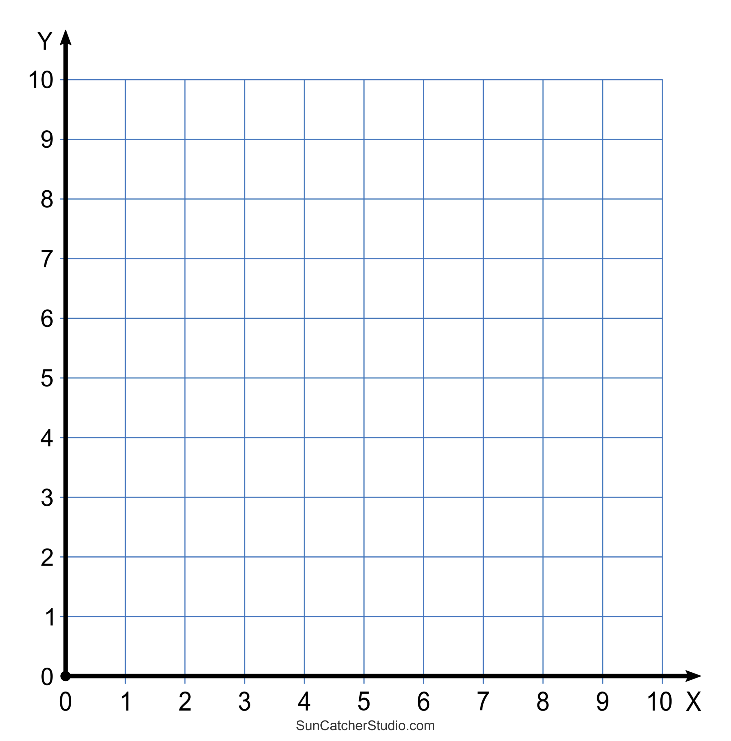 Grid Paper (Printable 4 Quadrant Coordinate Graph Paper Templates in Free Printable Graph Paper With Numbers