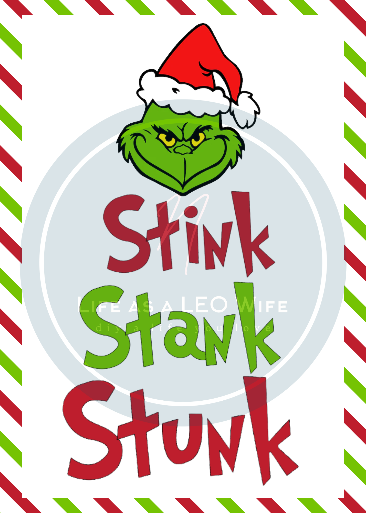 Grinch Movie Night Or Party Printables - Life As A Leo Wife intended for Free Grinch Printables