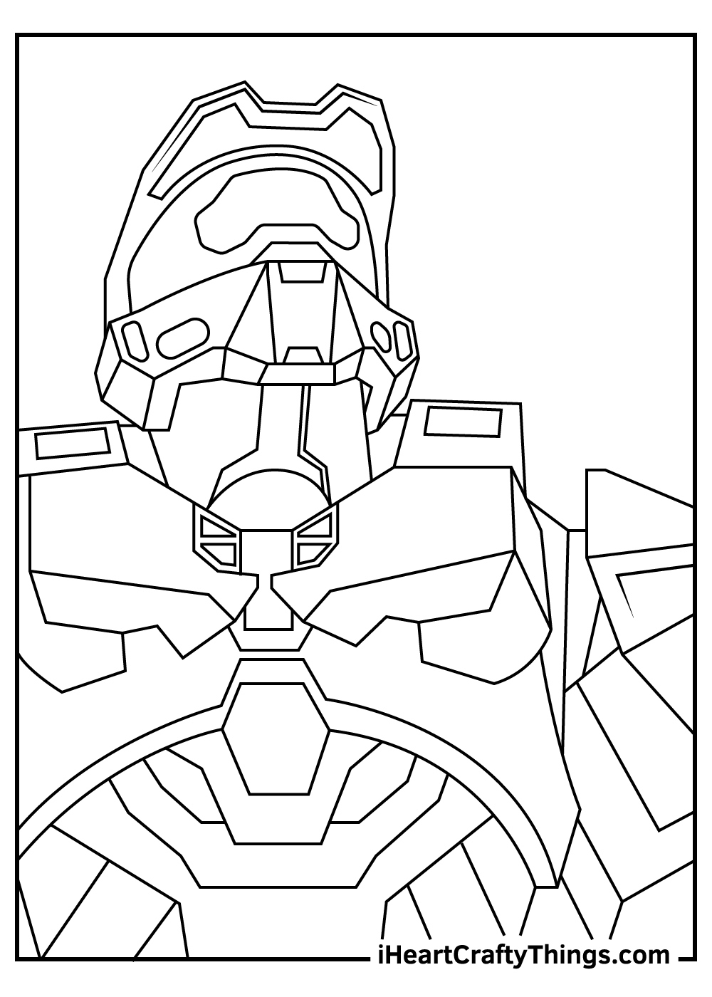 Halo Coloring Pages (100% Free Printables) inside Free Printable Halo Coloring Pages