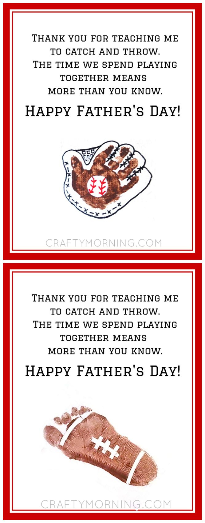 Handprint Baseball Father&amp;#039;S Day Poem Printable | Fathers Day Poems within Free Printable Fathers Day Poems for Preschoolers