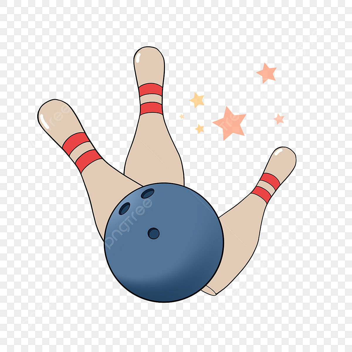 Hands Bowl Clipart Transparent Background, Cartoon Hand Drawn intended for Free Printable Bowling Clipart