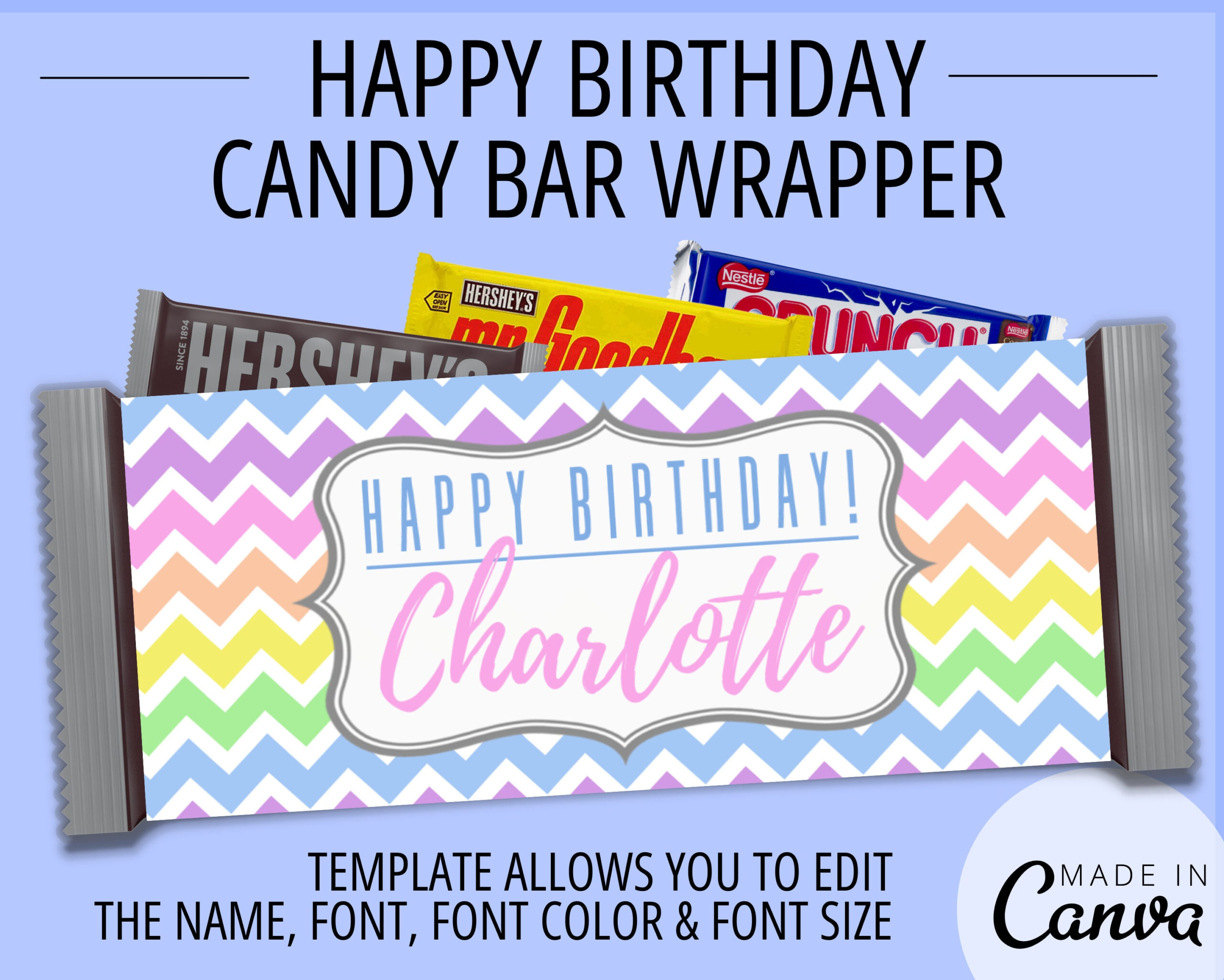 Happy Birthday Candy Bar Wrapper Chocolate Bar Wrapper Template with Free Printable Birthday Candy Bar Wrappers