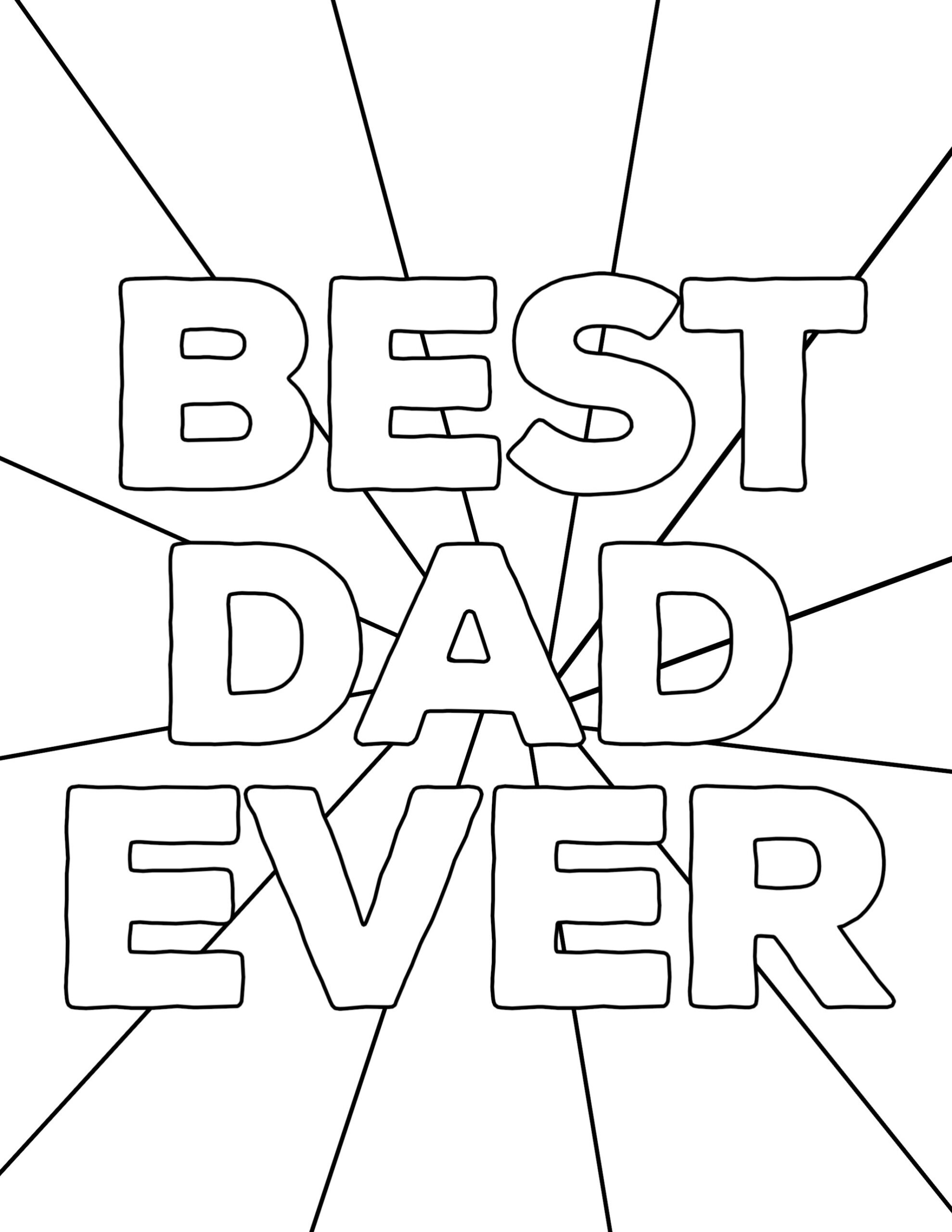 Happy Father&amp;#039;S Day Coloring Pages Free Printables - Paper Trail Design throughout Free Printable Fathers Day Coloring Pages for Grandpa