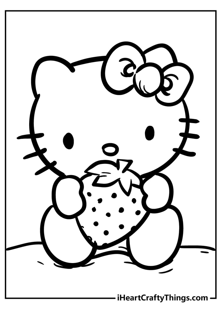 Hello Kitty Coloring Pages (100% Free Printables) with regard to Free Printable Hello Kitty Pictures