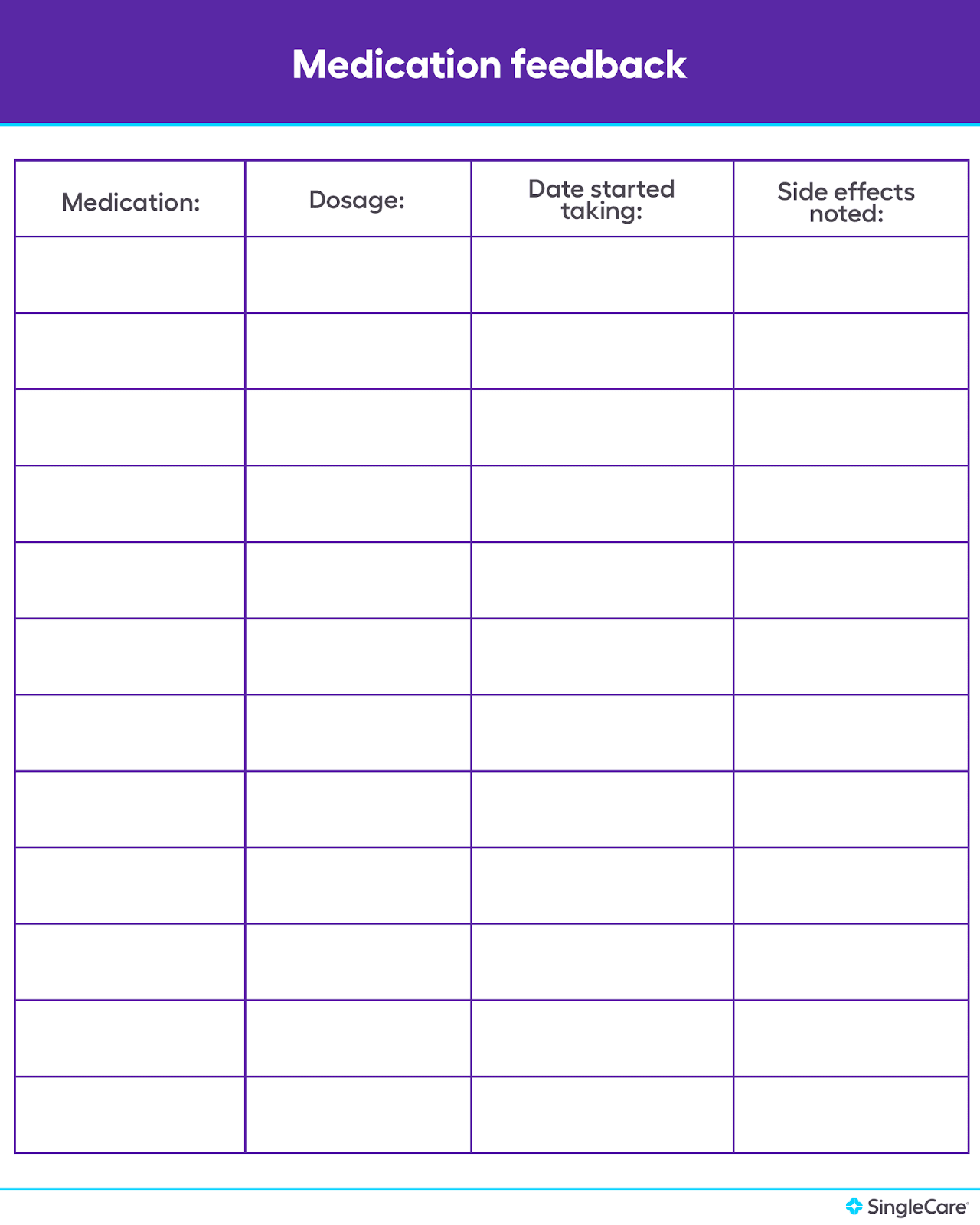 Helpful Medicine Chart Template For Tracking Your Meds | Monday with Free Printable Medicine Daily Chart