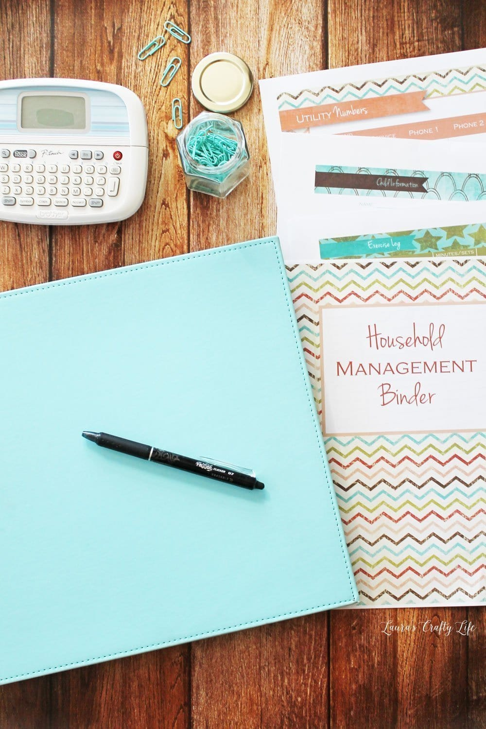 Home Management Binder With Free Printables within Free Printable Home Organizer Notebook