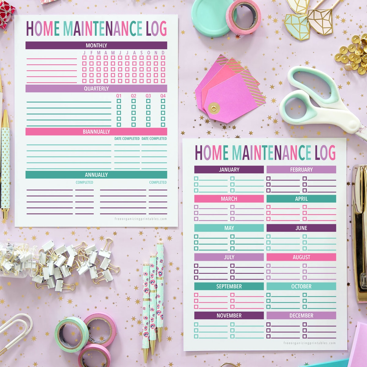 Home Printables Archives | Free Organizing Printables within Free Printables for Home