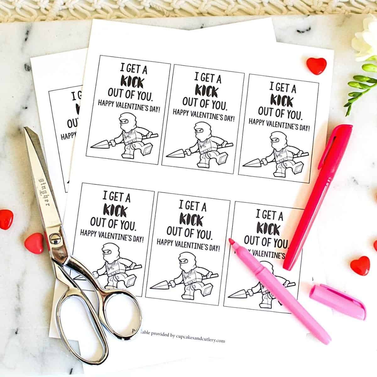 Homemade Printable Ninjago Valentines For Your Kids To Pass Out intended for Free Printable Ninjago Valentine Cards