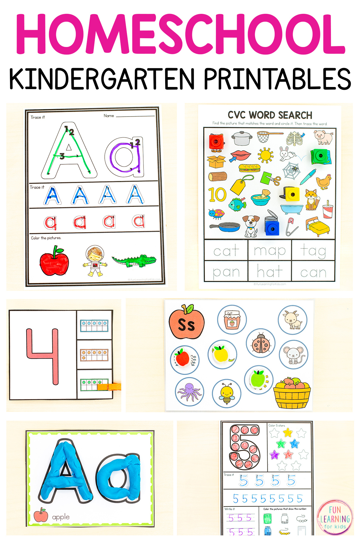 Homeschool Printables For Kindergarten within Free Homeschool Printable Worksheets