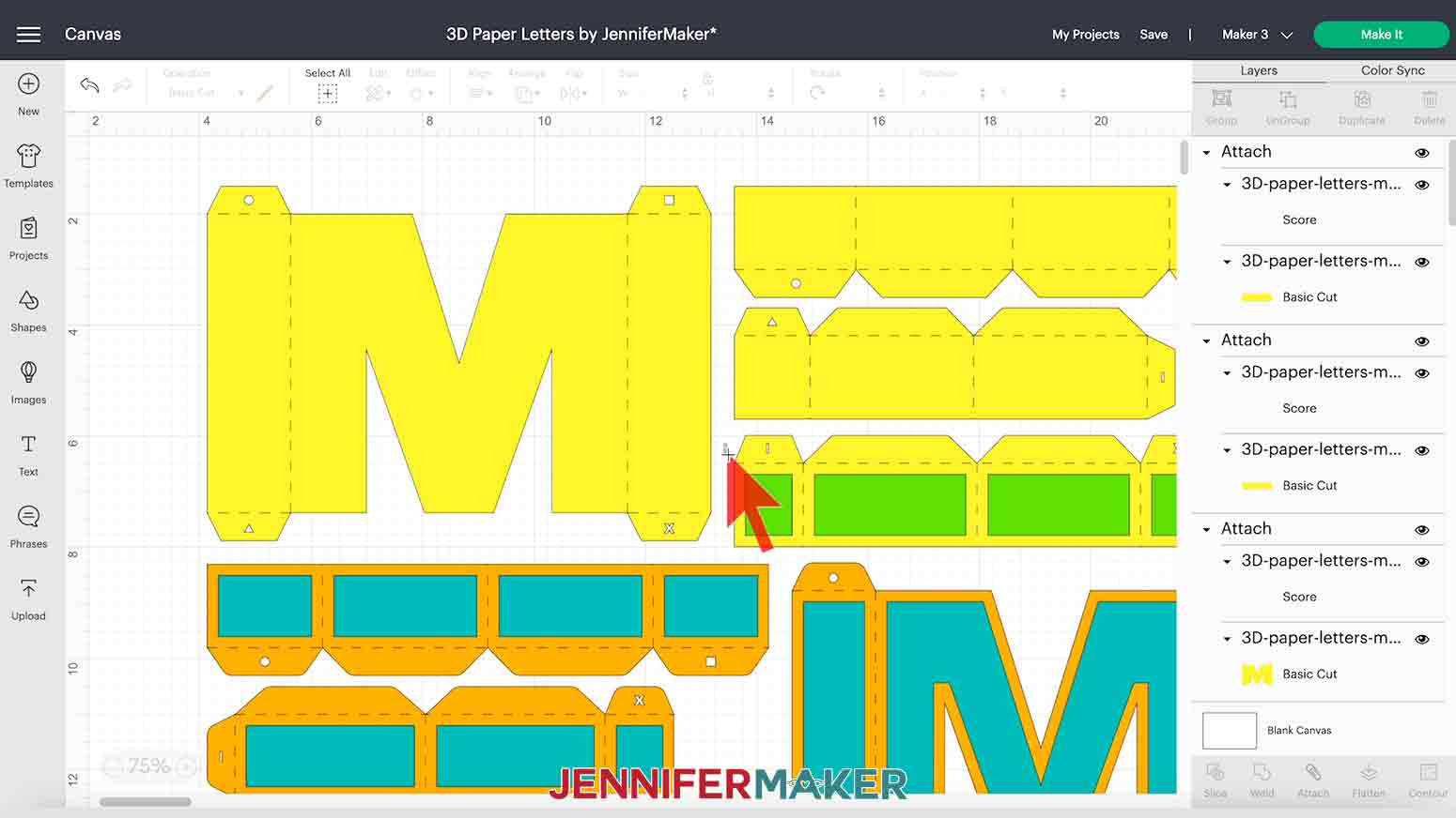 How To Make 3D Paper Letters: Full Alphabet, Numbers &amp;amp; Symbols in Free Printable 3D Letters