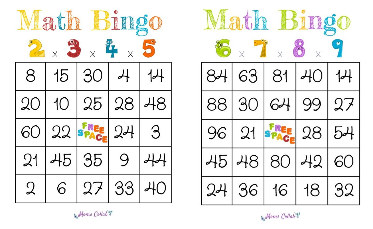 How To Make A Math Bingo Game To Help Kids Learn Arithmetic with Math Bingo Free Printable