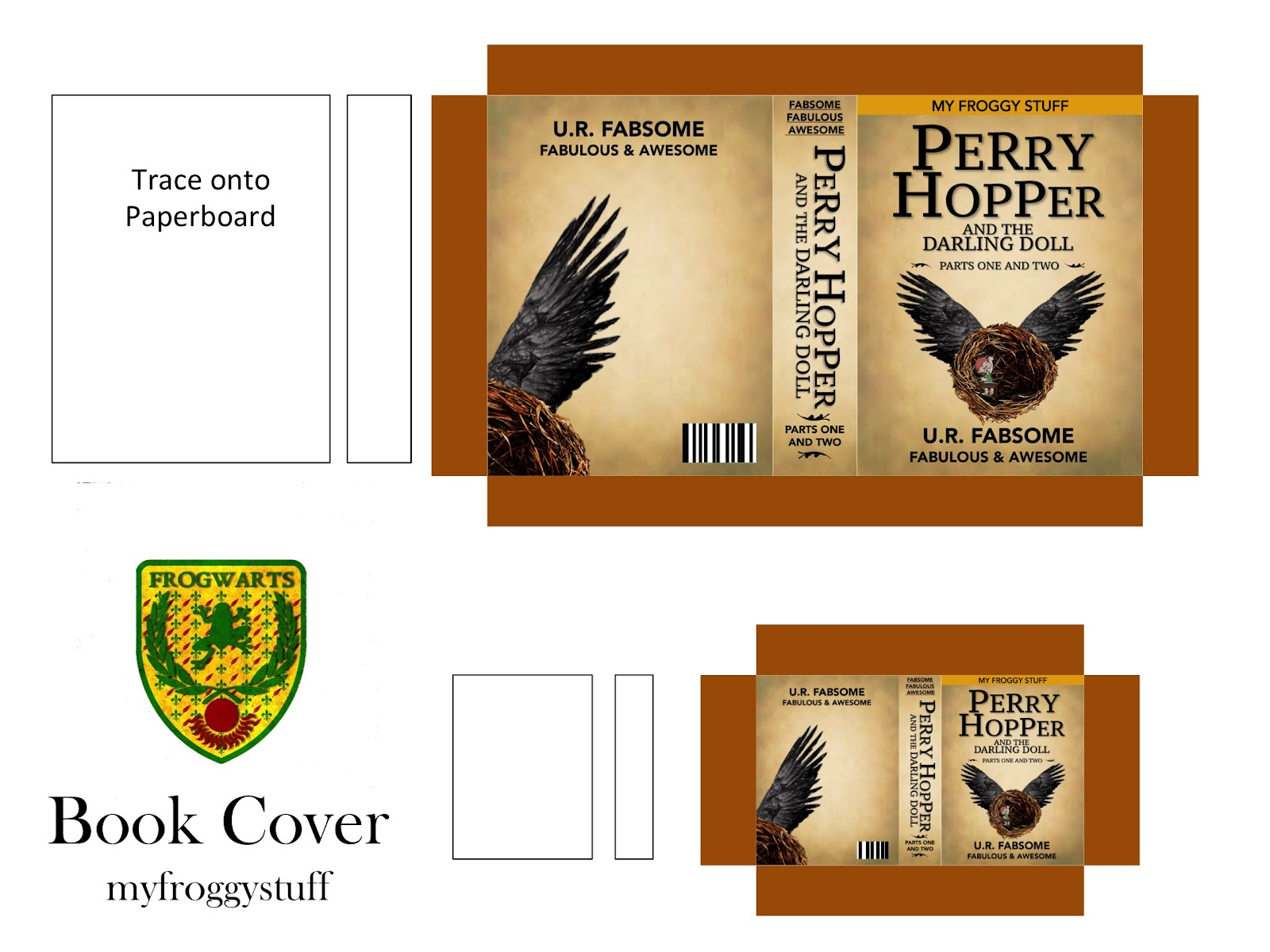 How To Make A Miniature Harry Potter Book For Dolls : Free Printables in Myfroggystuff Blogspot Free Printables