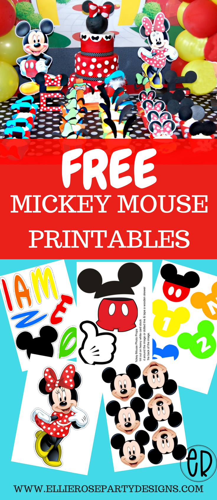How To Plan A Mickey Mouse Birthday Party Celebration For Under throughout Free Printable Mickey Mouse Decorations