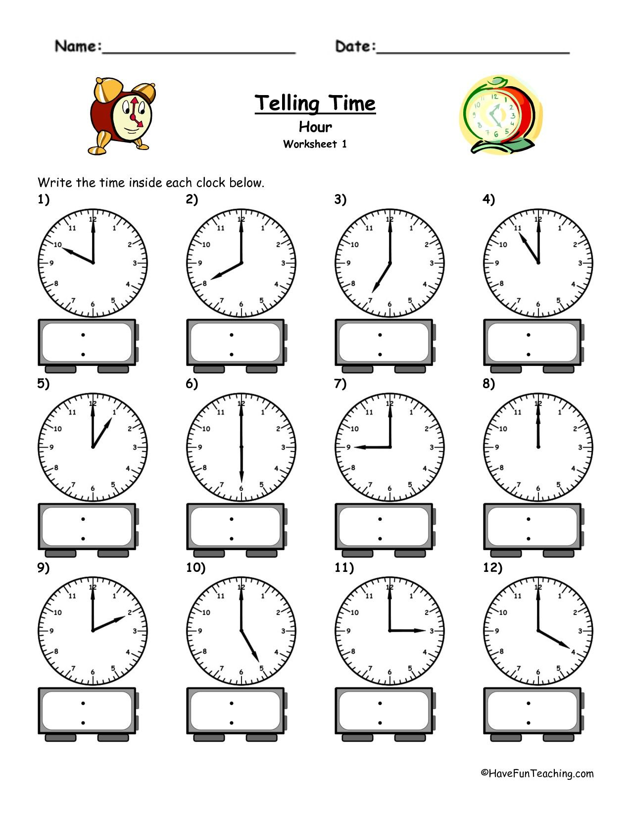 Image Result For Time Worksheet Preschool | Time Worksheets in Free Printable Time Worksheets For Kindergarten