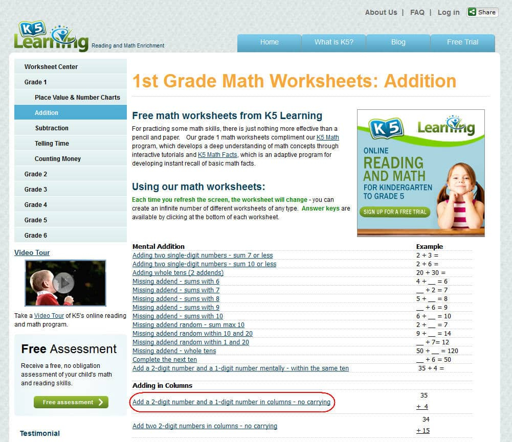 K5 Learning Launches Free Math Worksheets Center | K5 Learning inside K5 Learning Free Printable Worksheets