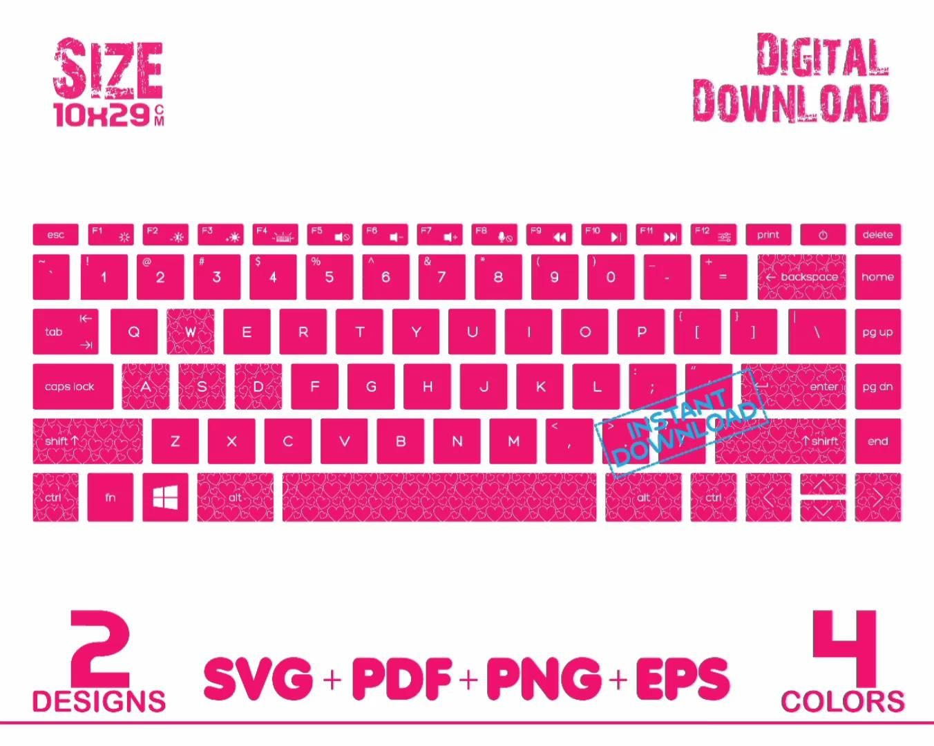 Keyboard Printable Stickers In 4 Window Laptop Decal Clipart within Free Printable Keyboard Stickers
