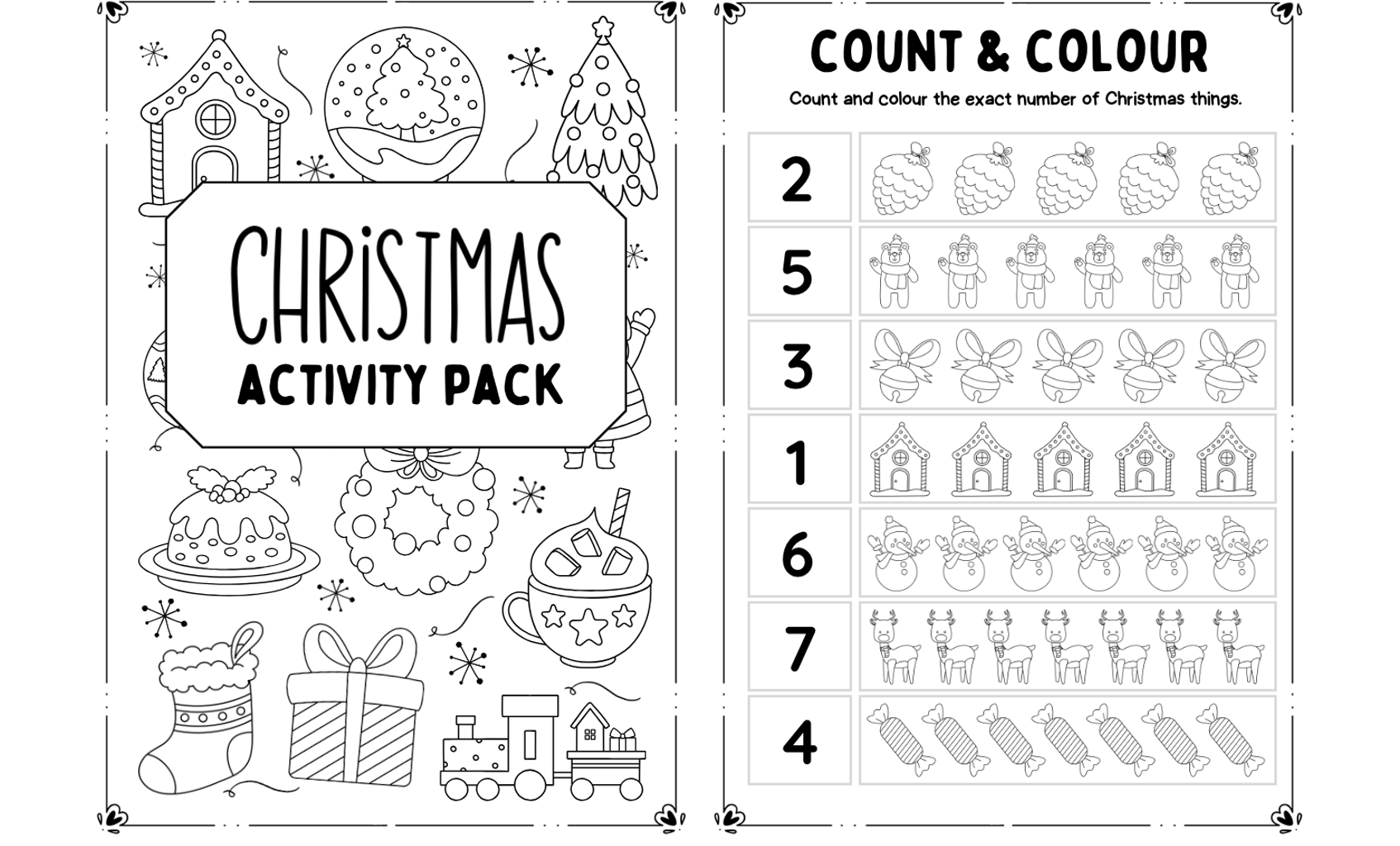 Kids&amp;#039; Christmas Activities: Free Printable Activity Booklet with regard to Free Printable Christmas Activities