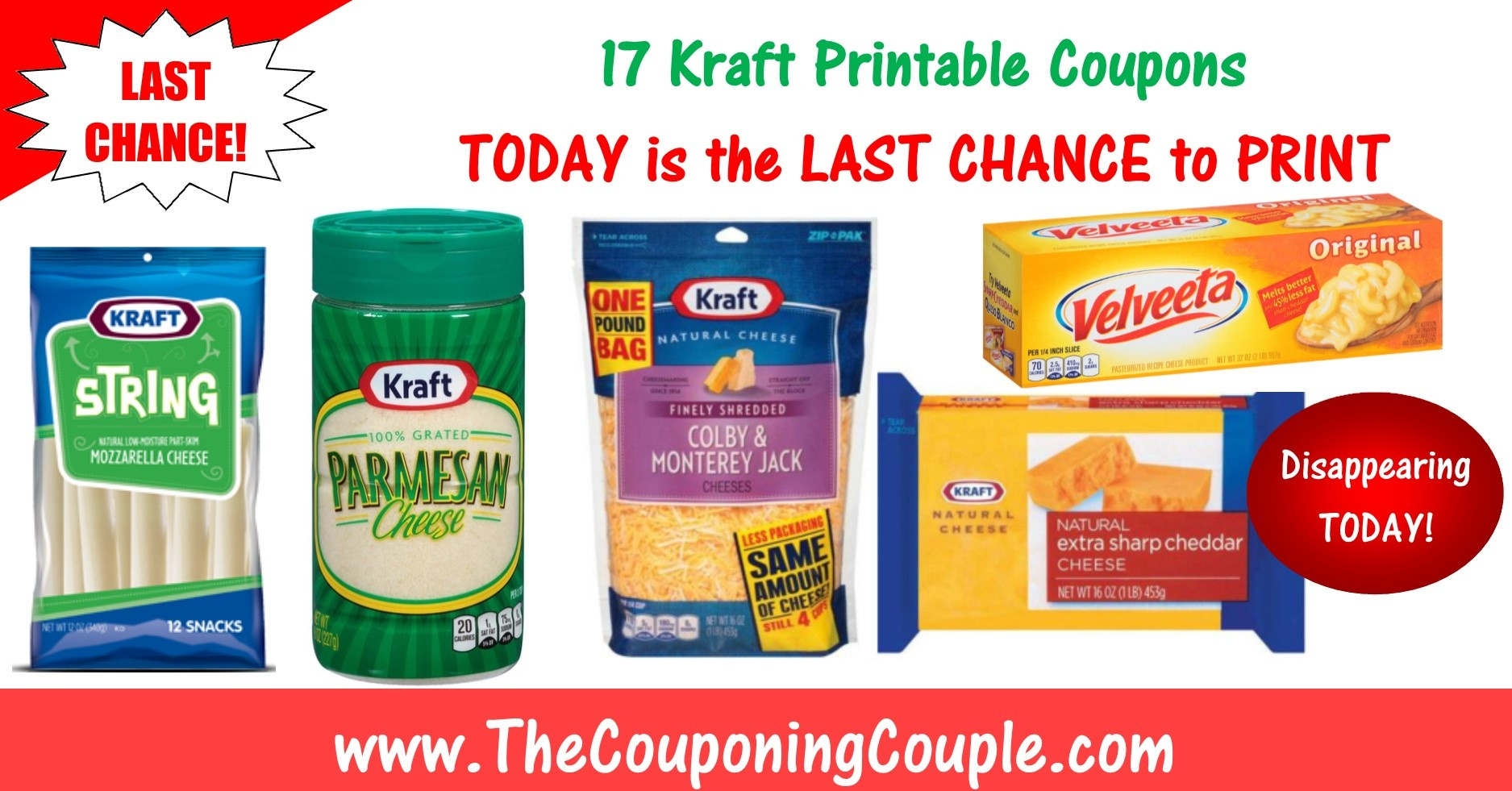 Kraft Cheese Coupons Printable with Free Printable Kraft Food Coupons