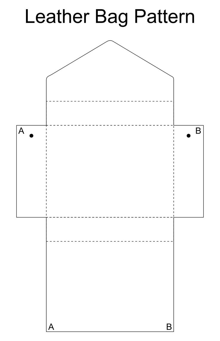 Leather Bag Pattern | Leather Handbag Patterns, Tote Bag Pattern with Free Printable Purse Patterns To Sew