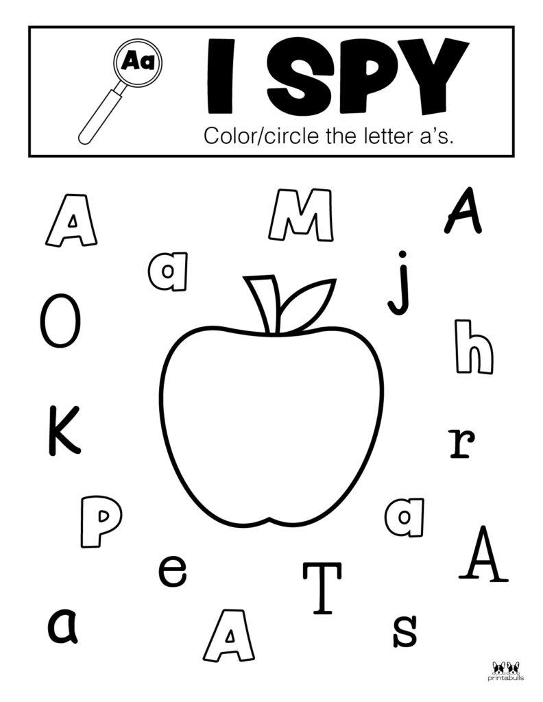 Letter A Worksheets - 50 Free Printables | Printabulls for Free Printable Letter Worksheets