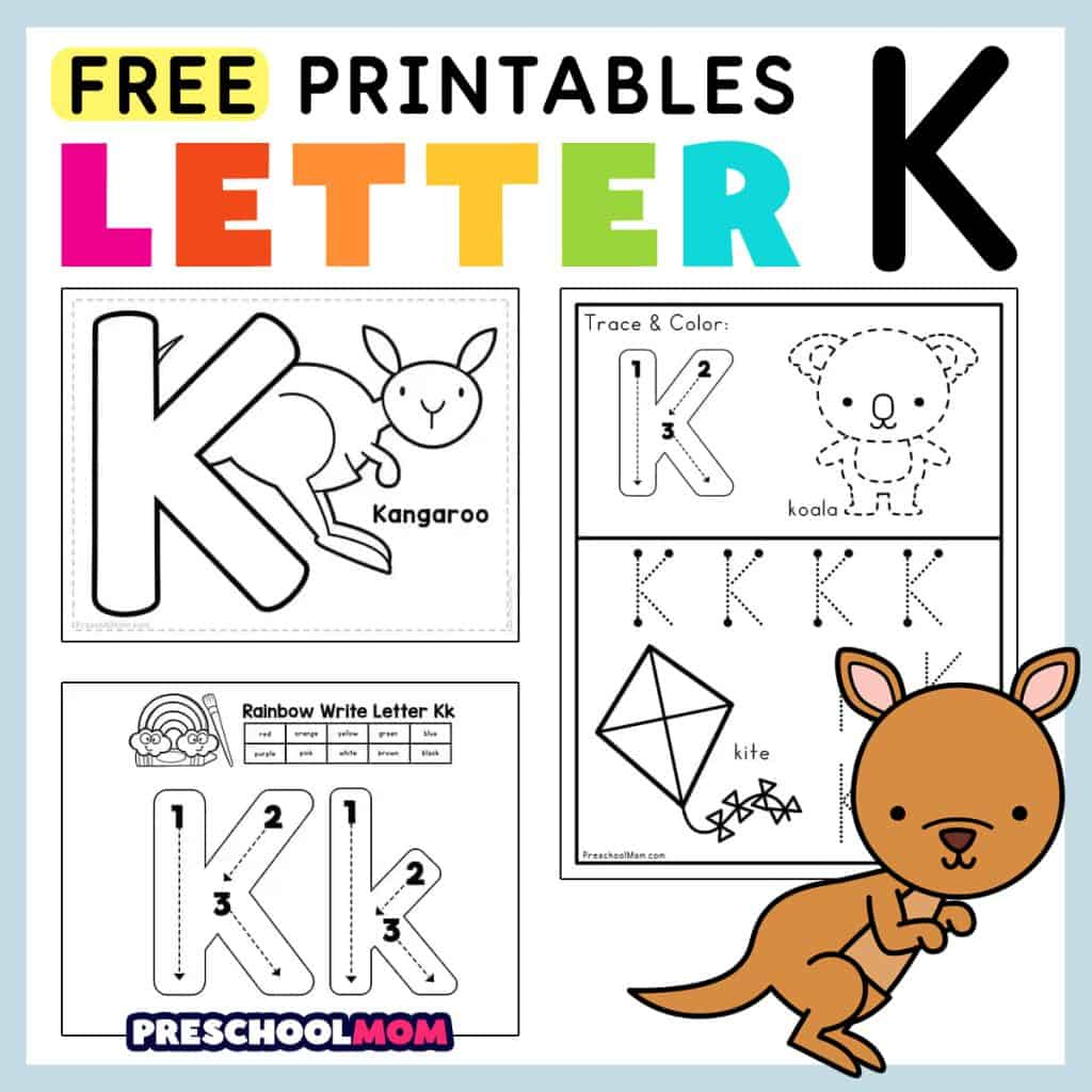 Letter K Preschool Printables - Preschool Mom with regard to Free Printable Letter K Worksheets