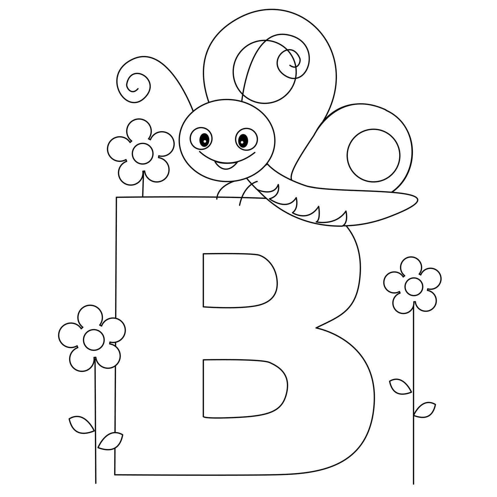 Letters Coloring Pages intended for Free Printable Preschool Alphabet Coloring Pages