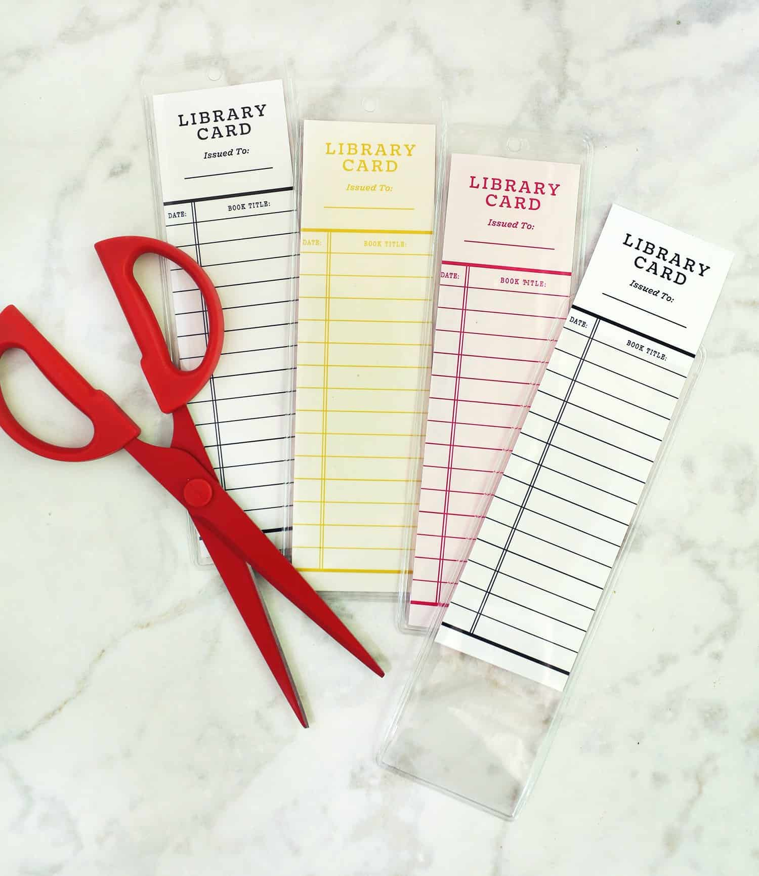 Library Card Bookmark (Free Printables) - A Beautiful Mess regarding Free Printable Bookmarks For Libraries