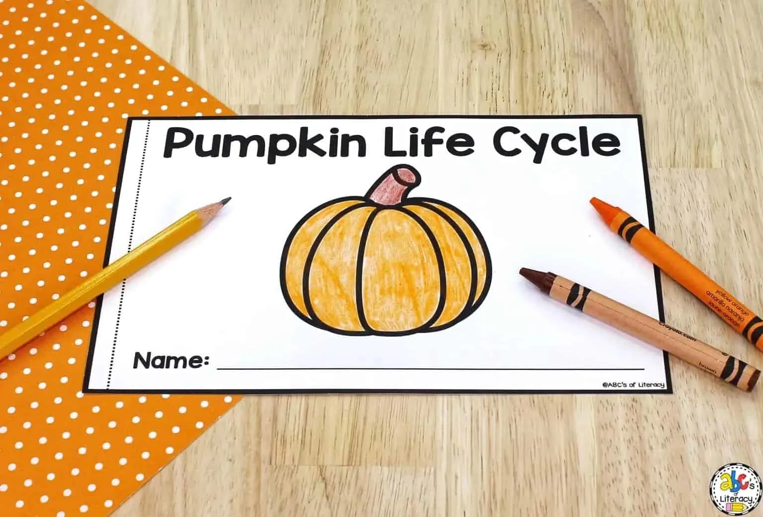 Life Cycle Of A Pumpkin Book: Free Printable Science Book in Free Printable Pumpkin Books