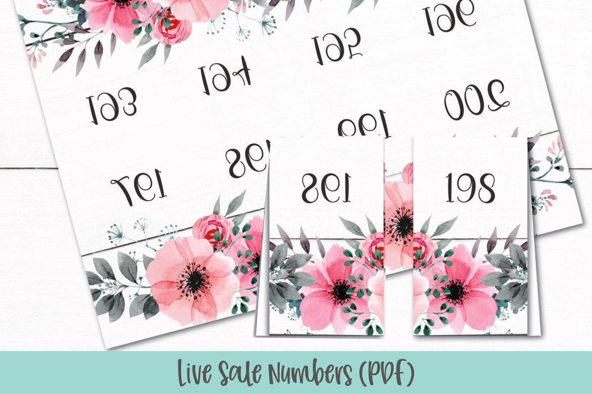 Live Sale Clothing Tags | Reverse Number Tags Pdf inside Free Printable Live Sale Numbers