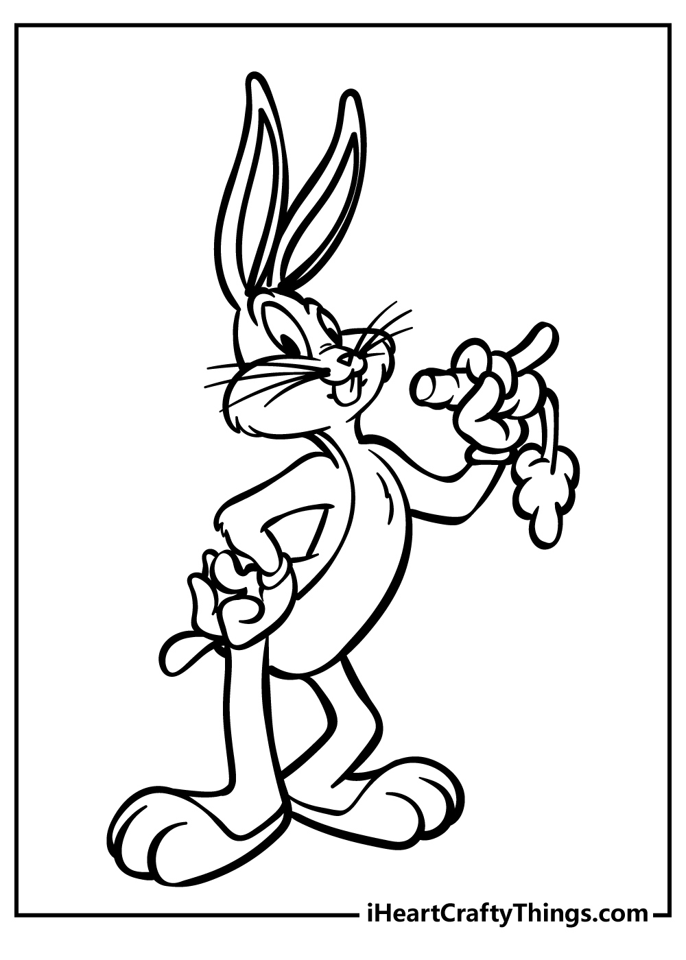 Looney Tunes Coloring Pages (100% Free Printables) regarding Free Printable Bugs Bunny Coloring Pages