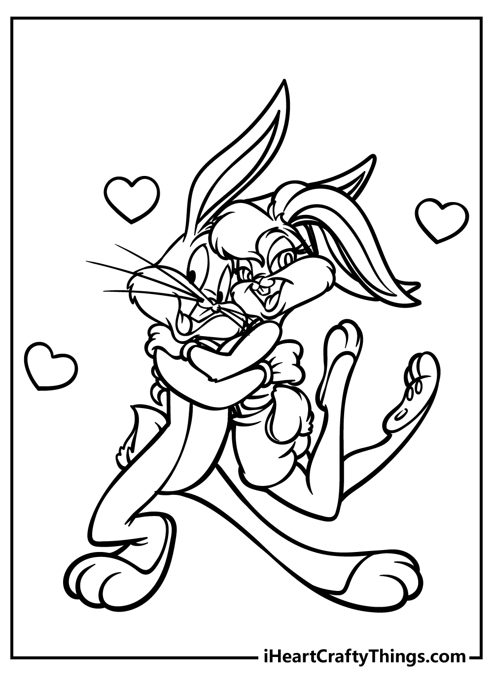 Looney Tunes Coloring Pages (100% Free Printables) with Free Printable Bugs Bunny Coloring Pages