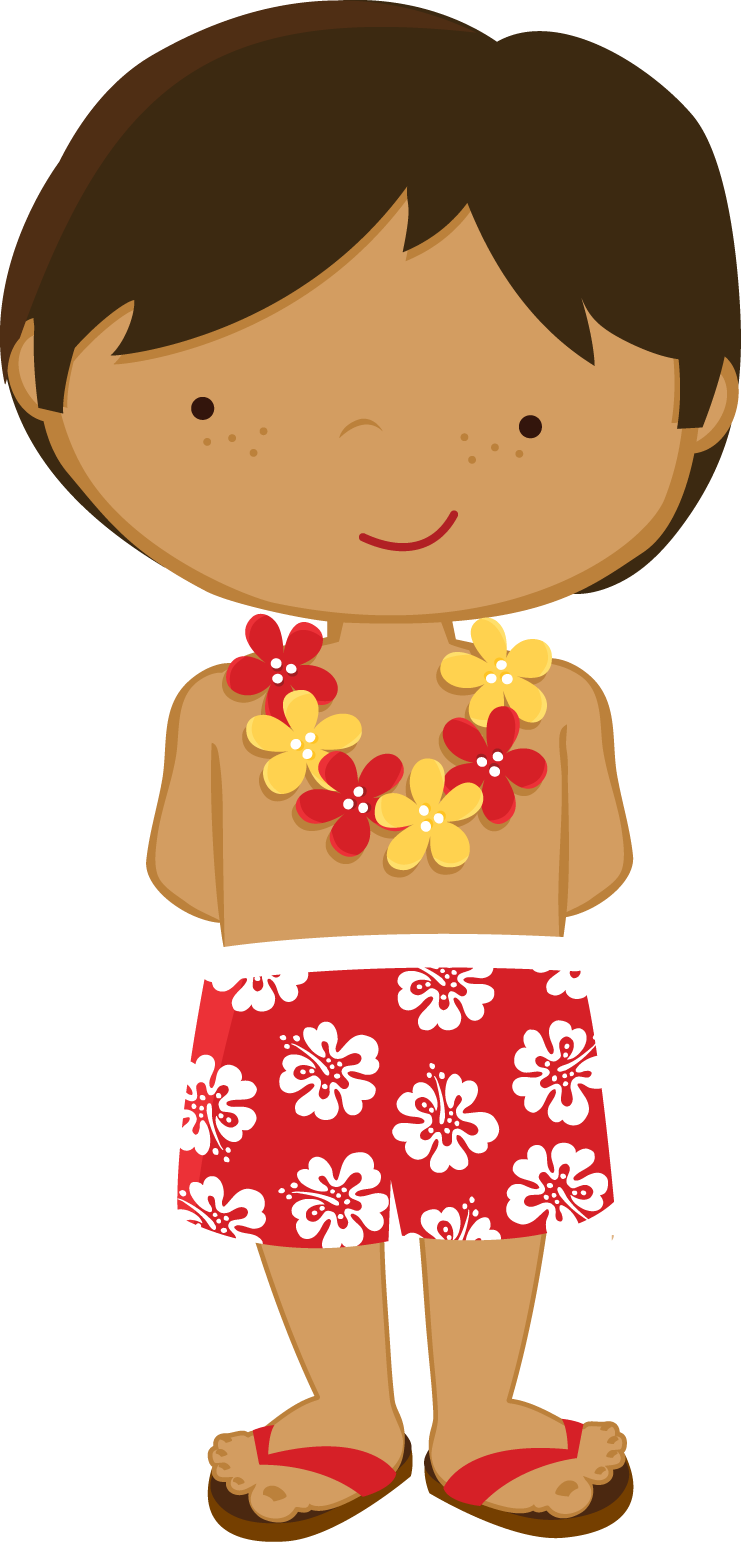 Luau For Kids Clipart. - Oh My Fiesta! In English with Free Printable Luau Clipart