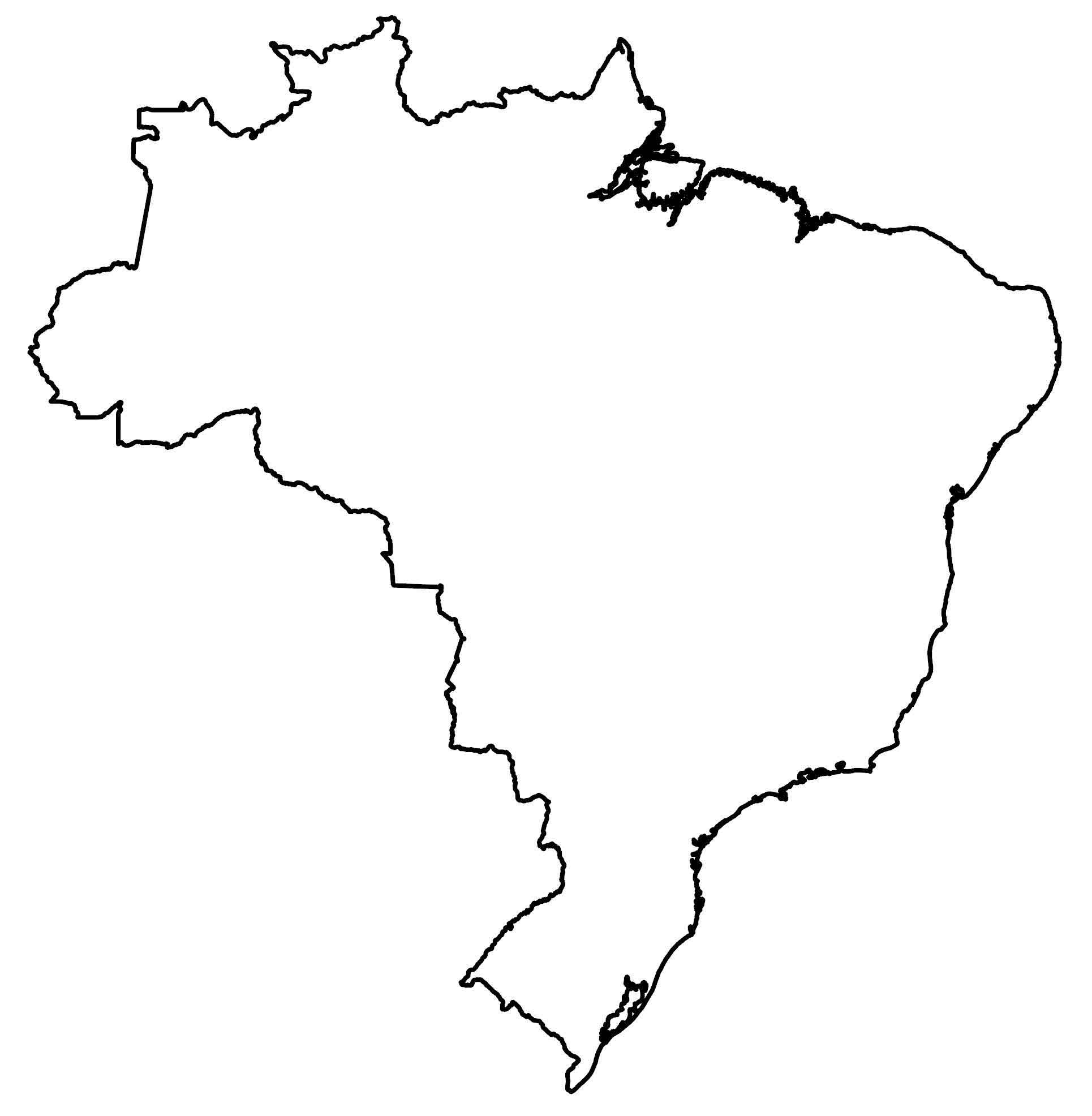 Map Of Brazil - Cities And Roads - Gis Geography in Free Printable Map of Brazil