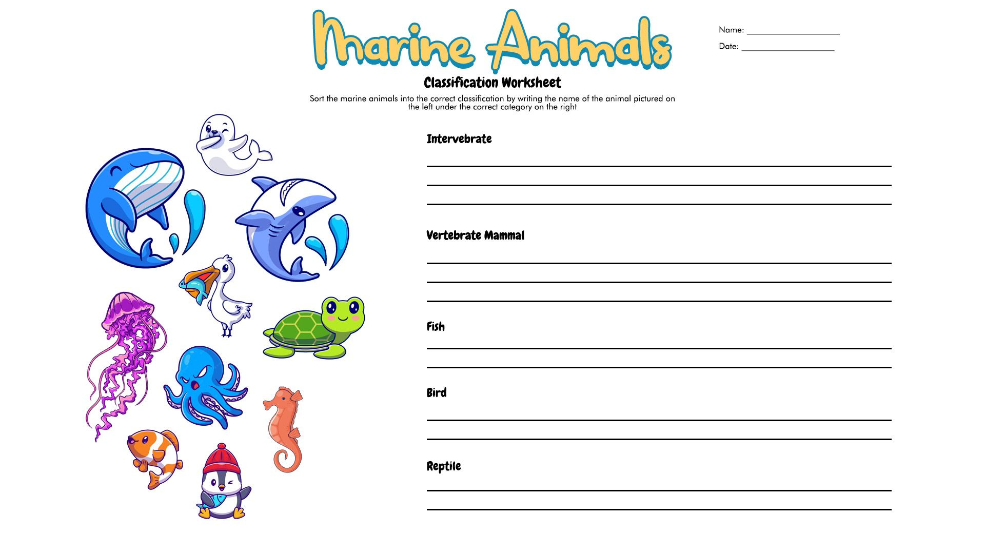 Marine Biology Worksheets High School | Biology Worksheet with Free Printable Biology Worksheets for High School