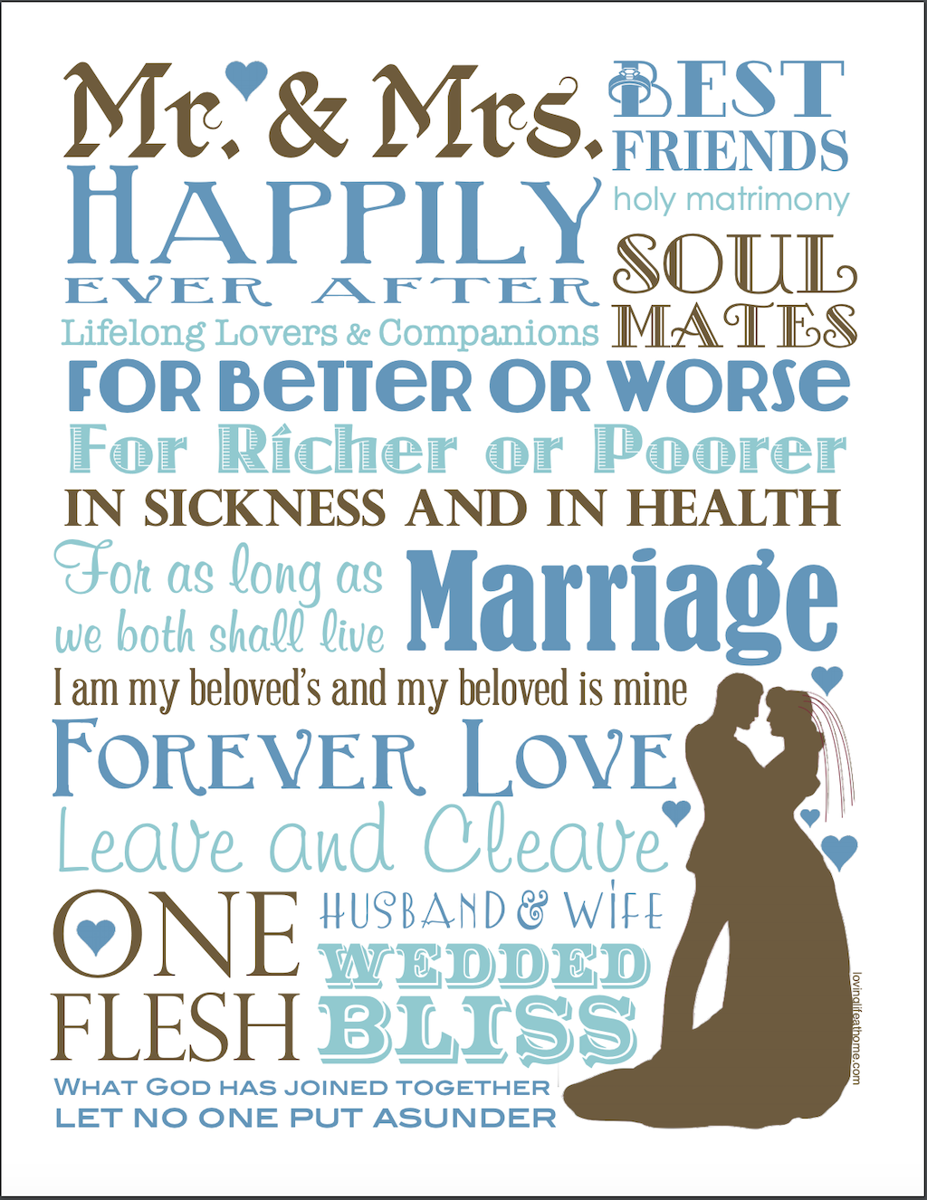 Marriage Subway Art (Free Printable) - Loving Life At Home intended for Free Printable Subway Art Template