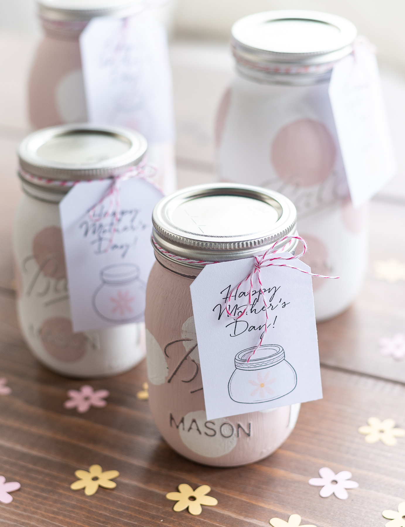 Mason Jar Mother&amp;#039;S Day Gift Tag Free Printable - Mason Jar Crafts Love with regard to Free Printable Mason Jar Gift Tags