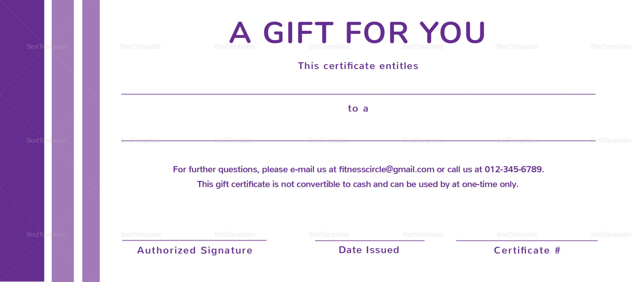 Massage Gift Certificate Design Template In Psd, Word, Publisher in Free Printable Massage Gift Certificate Templates