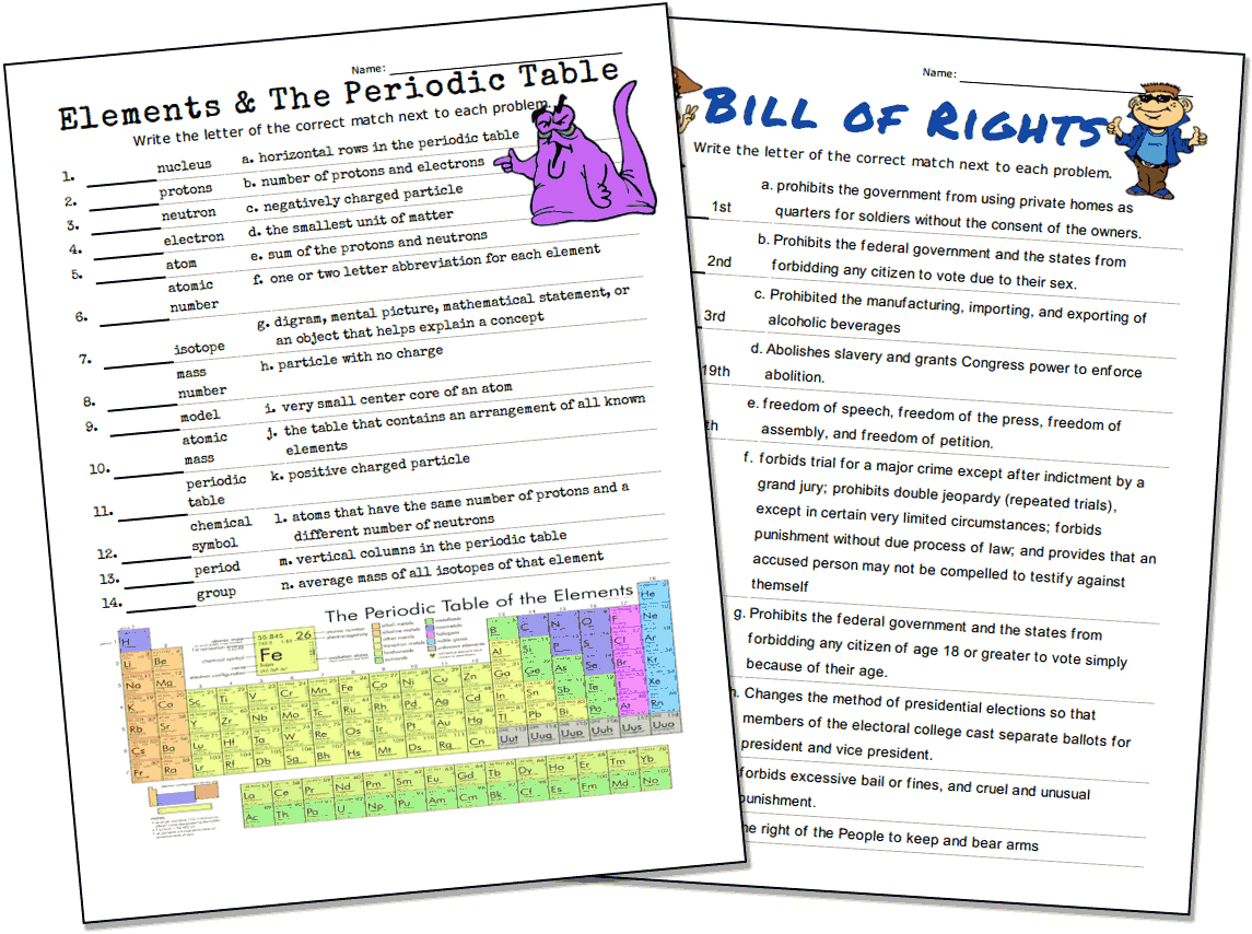 Match-Up Worksheet Maker pertaining to Free Printable Vocabulary Quiz Maker