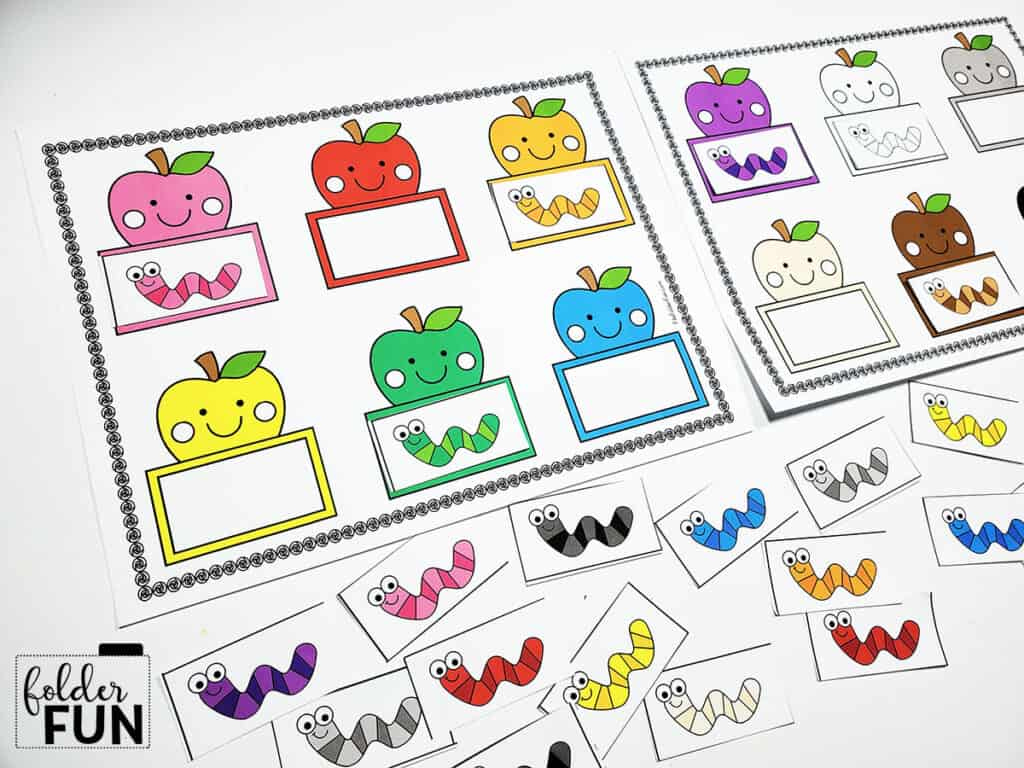 Matching Games For Toddlers - File Folder Fun in Free Printable File Folder Games For Preschool