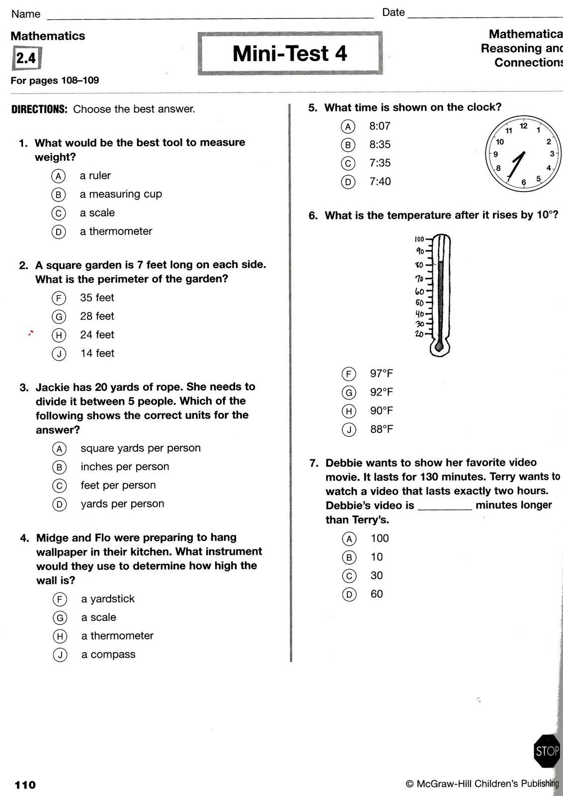 Math Placement Tests with Free Printable College Placement Test